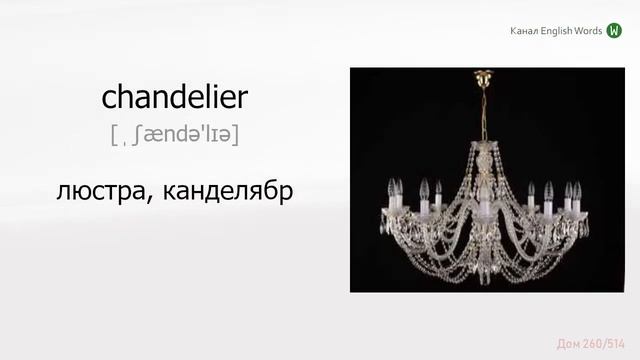 514 слов про дом. Английские слова с примерами. смотреть онлайн