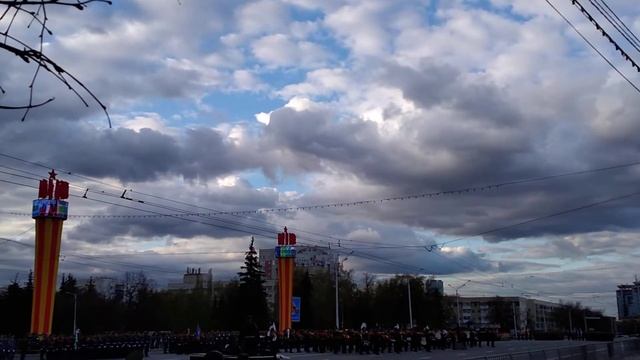 Репетиция Парада Победы , Уфа, Проспект Октября,Горсовет,5 мая 2021 смотреть онлайн