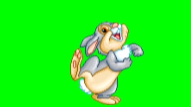 ФУТАЖ ЗАЯЦ НА ЗЕЛЁНОМ ФОНЕ ЭКРАНА FREE GREEN SCREEN BACKGROUNDS VIDEO FROM yda4aTV смотреть онлайн