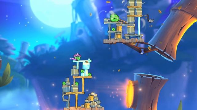 WARNING MASSIVE PIGS! Angry Birds 2 Pig Inflater Spell Unlocked смотреть онлайн