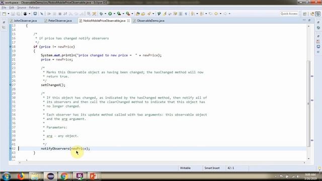 What is the Observer and Observable in Java? | Observer and Observable смотреть онлайн