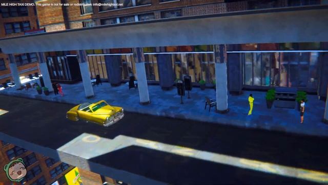 CRAZY TAXI BUT WITH FLYING | Let's Play: MiLE HiGH TAXi (Demo) смотреть онлайн