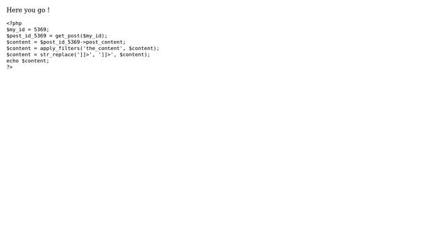 Wordpress: Get the content of a specific page (by ID) (7 Solutions!!) смотреть онлайн