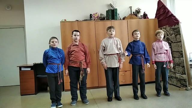 Ансамбль русской песни "Добрый молодцы" 9-10 лет, МБУ ДО "ДШИ №6" г. о. Самара, народное пение. смотреть онлайн