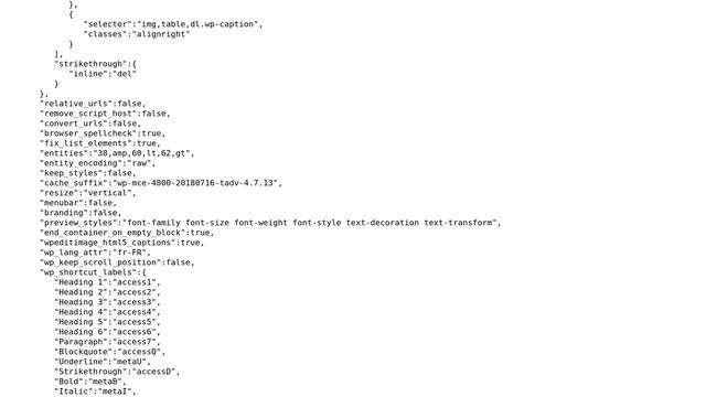 Wordpress: Custom wp.editor.initialize settings ignored смотреть онлайн