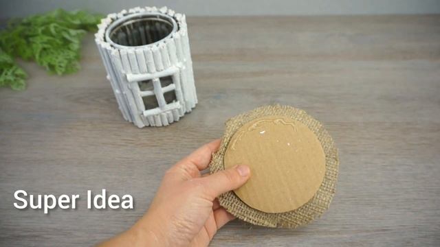 Новогодний Домик из Деревянных Веточек своими руками смотреть онлайн