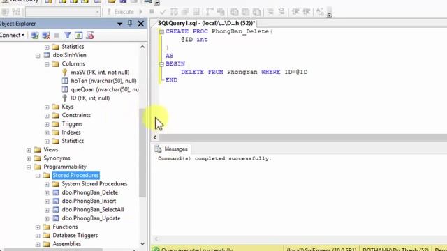 Bài 6. Hướng dẫn xây dựng các Store Procedure trên Sql Server смотреть онлайн