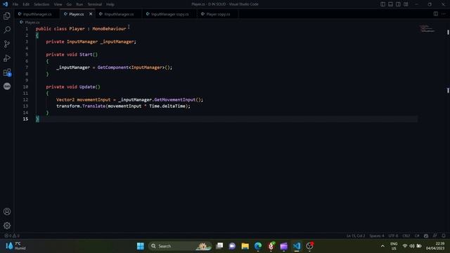 Unity and C# Tutorial: Dependency Inversion Principle (D in SOLID) (4) смотреть онлайн