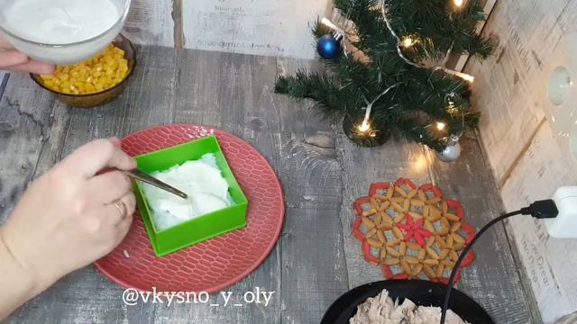 СЫТНЫЙ САЛАТ С РИСОМ И ТУНЦОМ ?БЫСТРО И ВКУСНО?НОВОГОДНИЙ САЛАТ смотреть онлайн