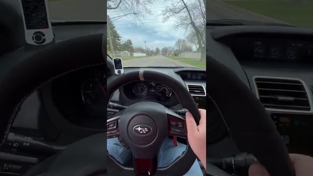 Subaru WRX with Grimmspeed J-Pipe and Tomei exhaust inside смотреть онлайн