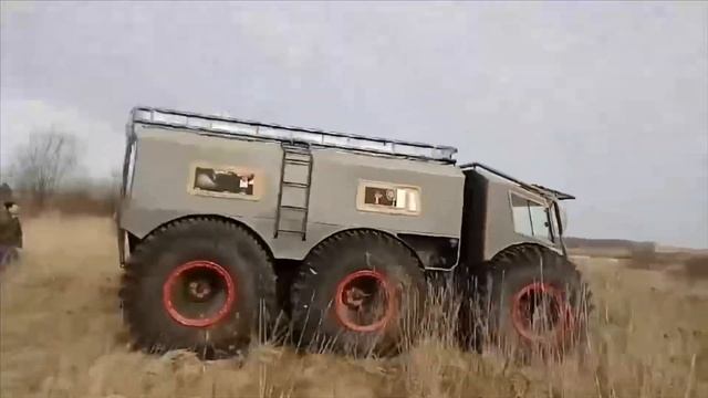 ВЕЗДЕХОД ШАТУН 6х6. Первый выезд. Легкая обкатка узлов и агрегатов. смотреть онлайн