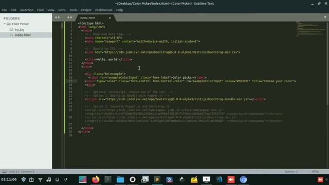 Cara Membuat Color Picker Menggunakan Bootstrap 5 смотреть онлайн