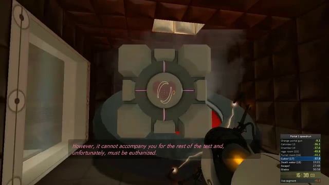 Lets play Portal 1 Episode 4: Speedrun! смотреть онлайн