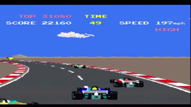 Classic Arcade Game Pole Position II on PS3 in True HD 720p смотреть онлайн