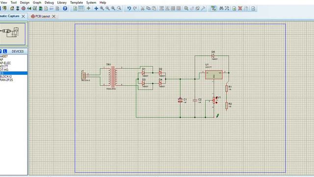 POWER SUPPLY 1 Proteus 8 Professional Schematic Capture 2020 06 15 13 53 07 смотреть онлайн