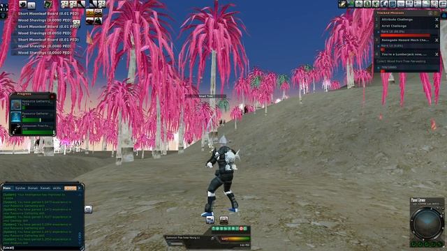 Tree Harvesting on Planet Cyrene. New Tree cutting area. Entropia Universe смотреть онлайн