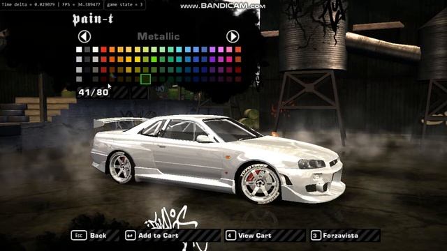 Как создать Скайлайн из Второго Форсажа в NFS MOST WANTED PEPEGA EDITON 2.0 смотреть онлайн