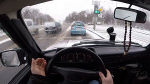 Особенности Зимней Езды на Ниве! Как попасть в Ниву Зимой? На Ниве по Первому Снегу на AT резине!