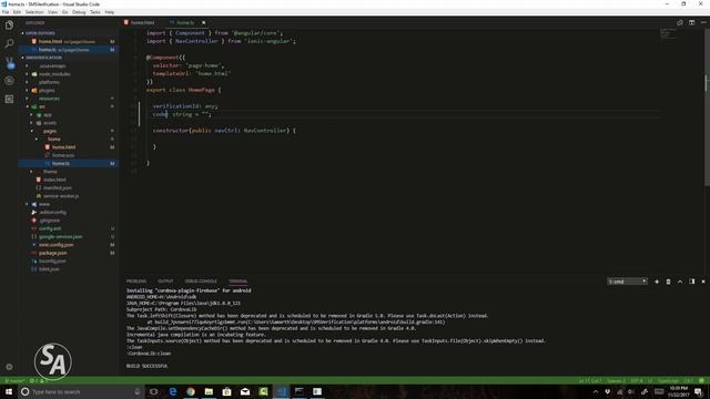 Phone Authentication in Ionic with Firebase смотреть онлайн