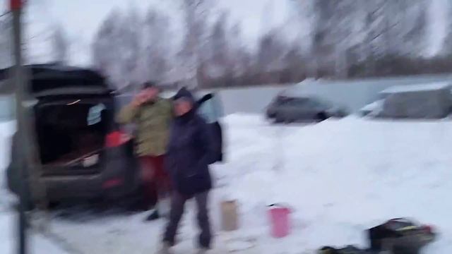 Абиссинская скважина (абиссинский колодец) бурение зимой. смотреть онлайн