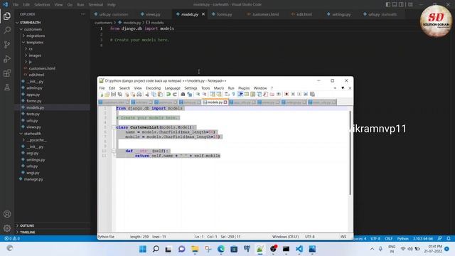 python django app crud operation without bootstrap 2022 смотреть онлайн