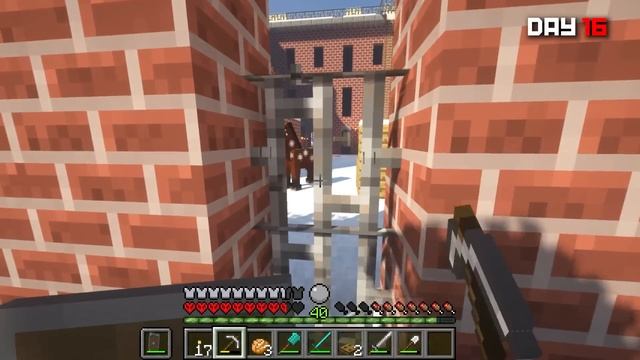 I Spent 100 Days in a Frozen Zombie Apocalypse in Minecraft смотреть онлайн