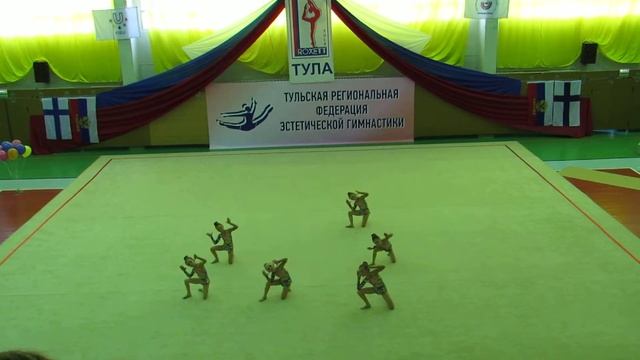 Радуга,6-8 лет, г.Калуга, 01.06.2018 г., турнир по эстетической гимнастике в г.Тула смотреть онлайн