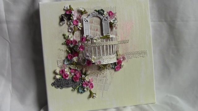 My "Beautiful Balcony" Mixed Media Canvas!! смотреть онлайн