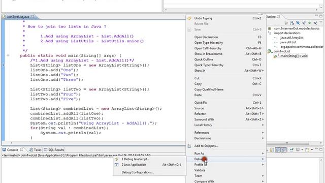 HOW TO JOIN TWO LISTS IN JAVA DEMO TAMIL смотреть онлайн