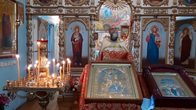 Вознесение Господне. Проповедь батюшки Ильи Ванюхина в Свято-Георгиевском храме смотреть онлайн