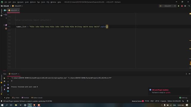 Python defaultdict from Collection Module смотреть онлайн
