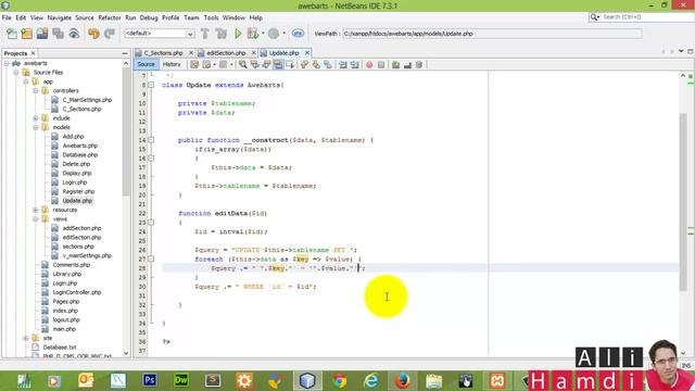 28 PHP MySQL OOP MVC Sections update Controller and Model смотреть онлайн