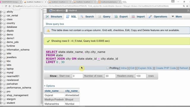 PHP MYSQL tutorials in hindi / urdu Part 17 How to use MySQL Right Join in PHP ( MySQL Right Join ) смотреть онлайн