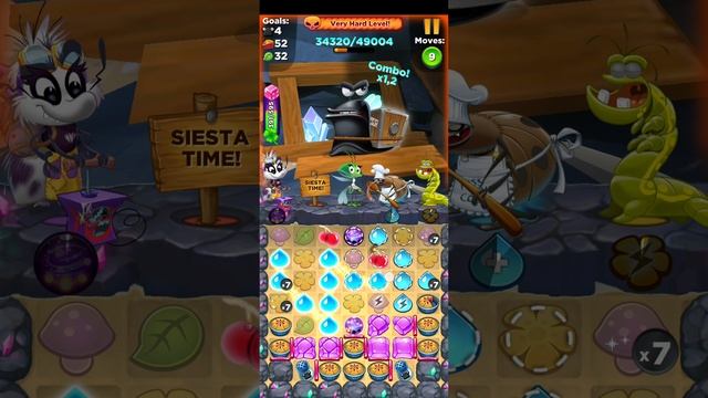 Best Fiends 7600 Very Hard Level