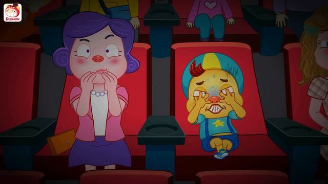 Alan Gets Stuck On A Chair | My Friend Alan | In The Theater | Cartoons For Children | REDMON