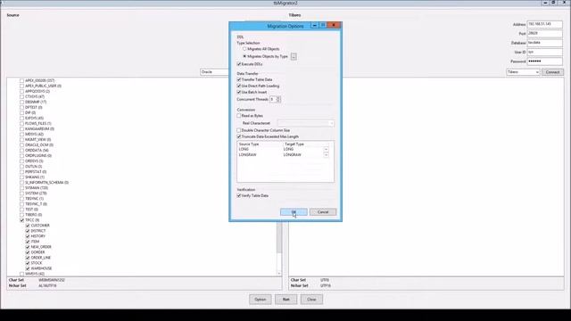 tbMigrator Demo - Oracle to Tibero Migration (online) смотреть онлайн