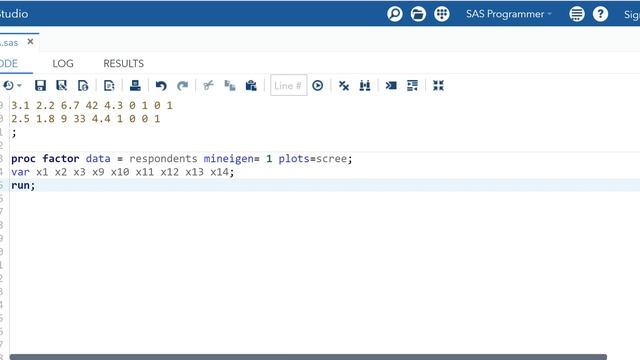 Factor Analysis example using SAS on Demand | PROC FACTOR | Interpretation of Factor Analysis смотреть онлайн