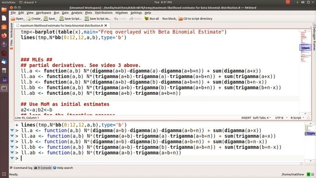 Using R: Method of Moments and ML estimators for Beta Binomial Distribution смотреть онлайн