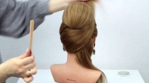 Прическа на длинные волосы