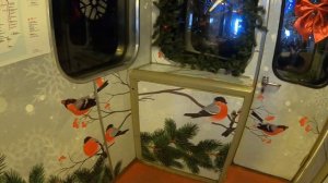 Новогодний поезд ЕЖ-3 (2021)