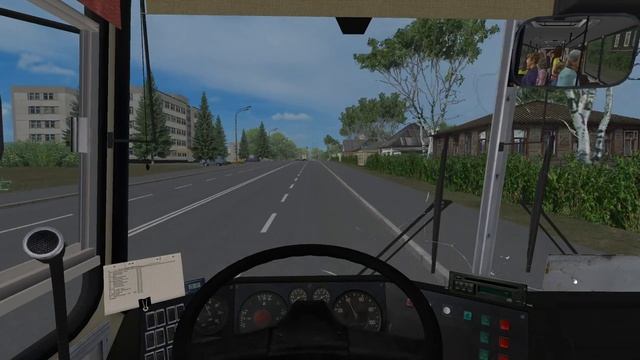 OMSI 2. Чистогорск. Маршрут 41 на Ikarus 280 смотреть онлайн