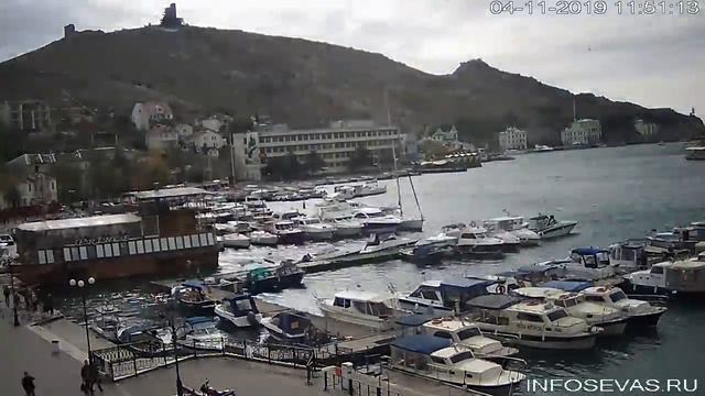 Балаклава, набережная Назукина.04 ноября 2019 года смотреть онлайн