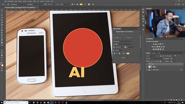 PRO Tutorial - Photoshop Grundlagen lernen #40 - Ellipse Werkzeug смотреть онлайн