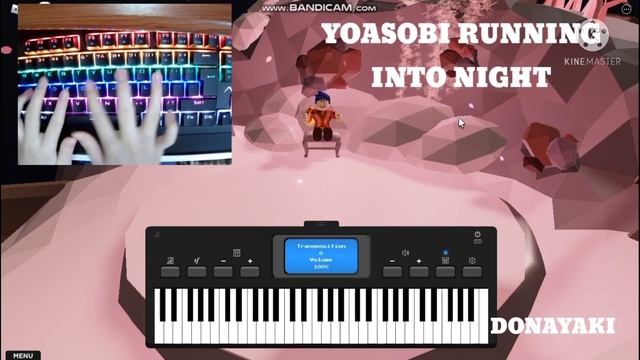 Yoasobi Running Into Night /easy | Roblox Piano [ cover keyboard ] смотреть онлайн