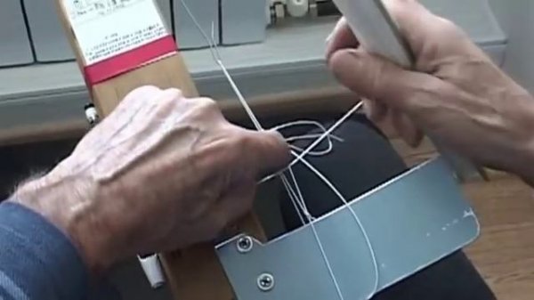 Начало вязки сети на кочерге  Часть 1