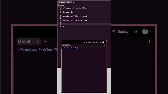 How to Print Math Tables using JavaScript | JavaScript Table printing tutorial |#coding #maahicodes смотреть онлайн