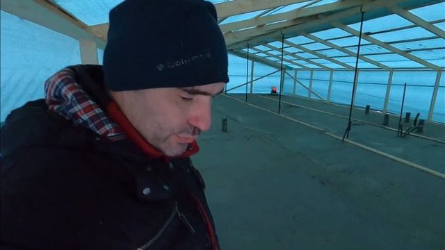 День 13. Достраиваем шатёр. Греем бетон. смотреть онлайн