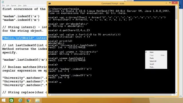 Scala - String Methods Part 2 смотреть онлайн