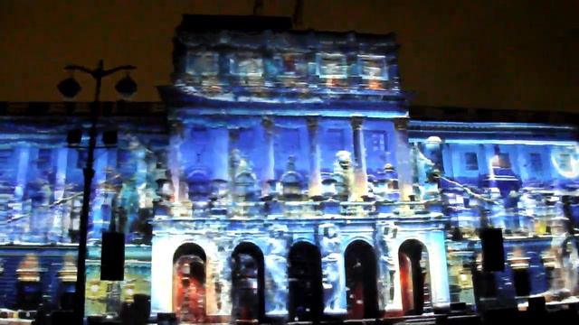 Лазерное шоу на Исаакиевской площади. Часть 1/2. смотреть онлайн