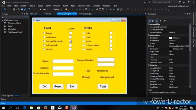 Ordering System in C# Visual Basic Tutorial смотреть онлайн
